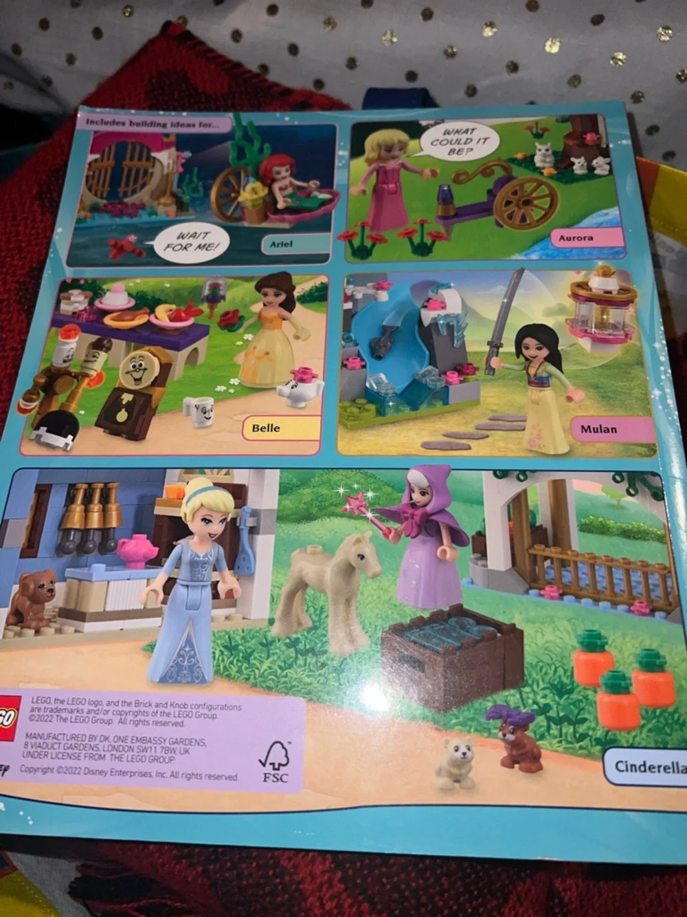 LEGO Disney Princess Purple and Gold Carriage Build Set